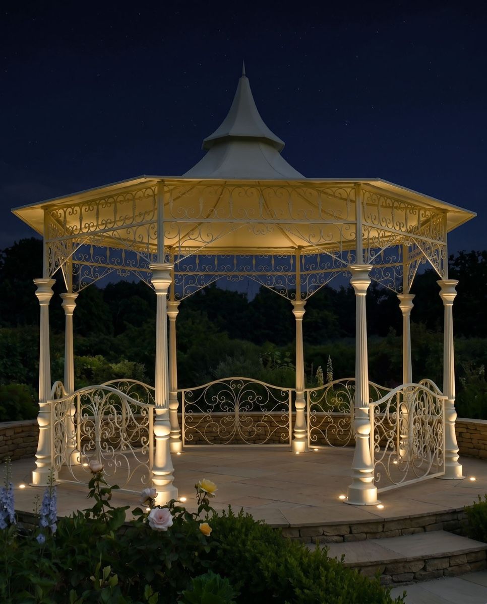 Deluxe "Lady Leticia" Bandstand - 6m Digital Illustration At Night