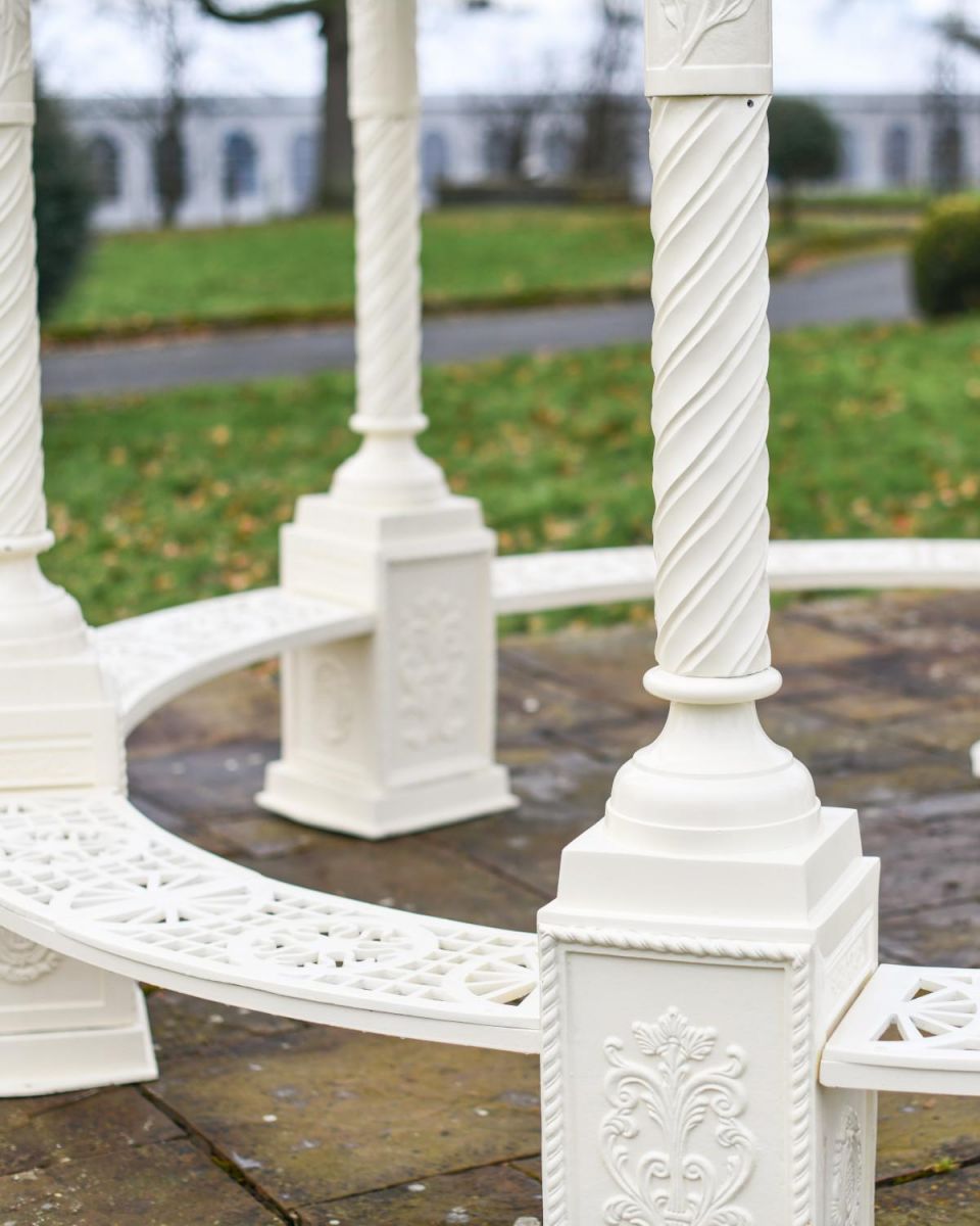 "Demeter"s Dwelling" Cream Gazebo Embossing