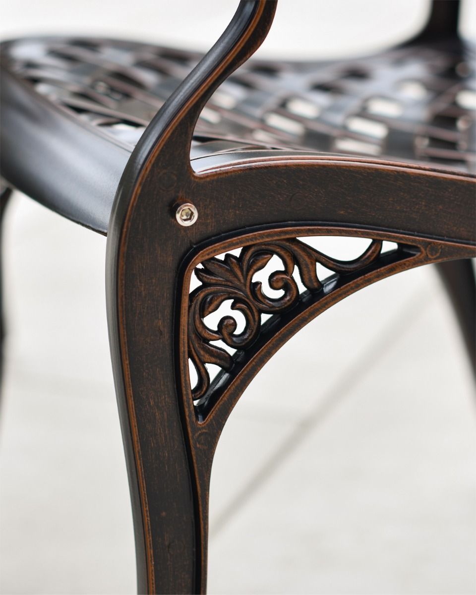 Detailed Metalwork on Garden Chair