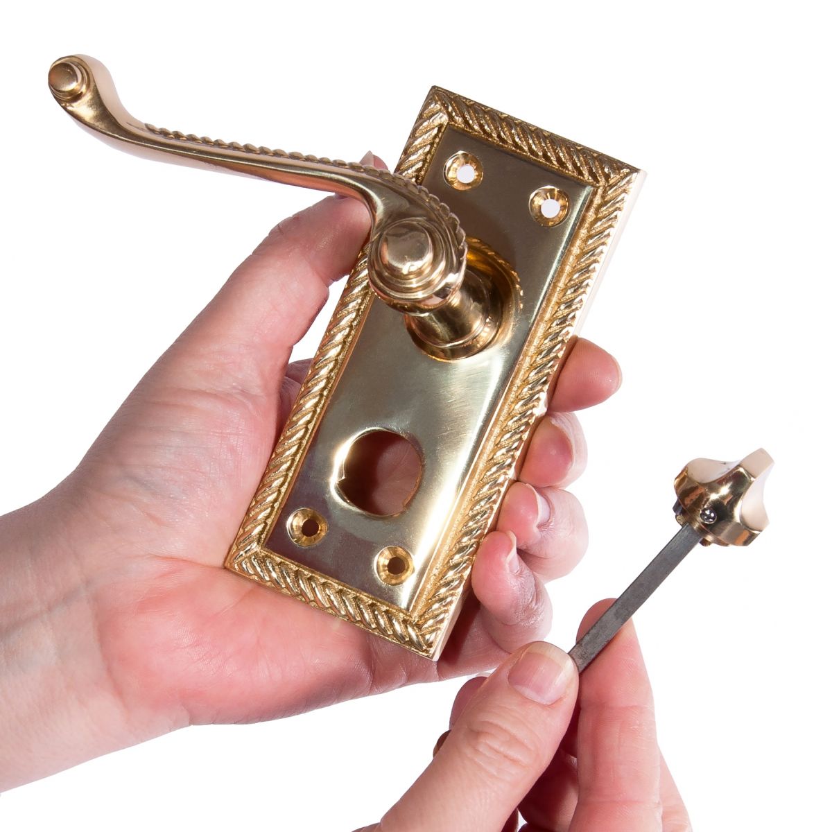 "Saint Georgia" Lever Handle With Lock