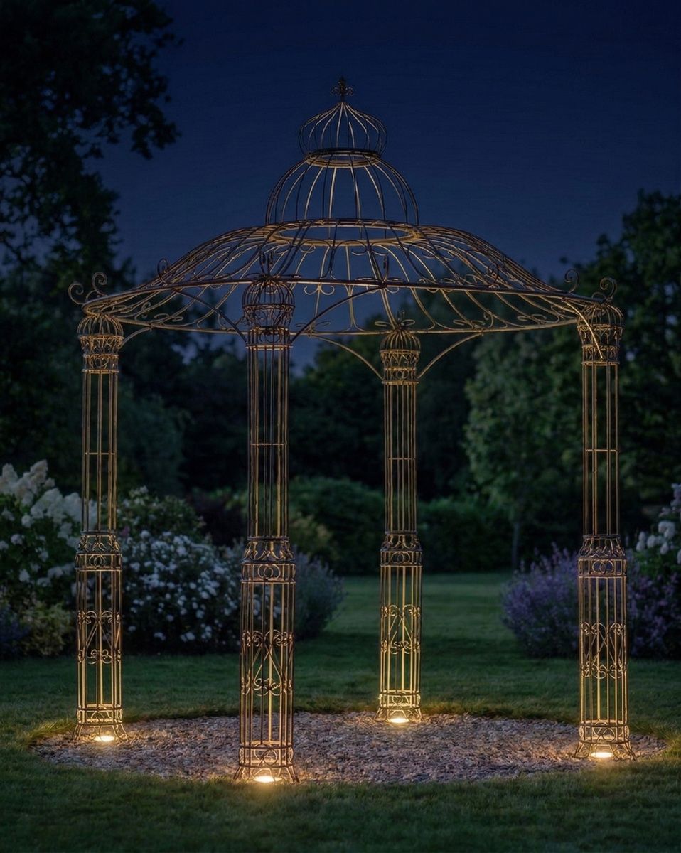 digital representation of "The Olivia" Ornate Garden Gazebo