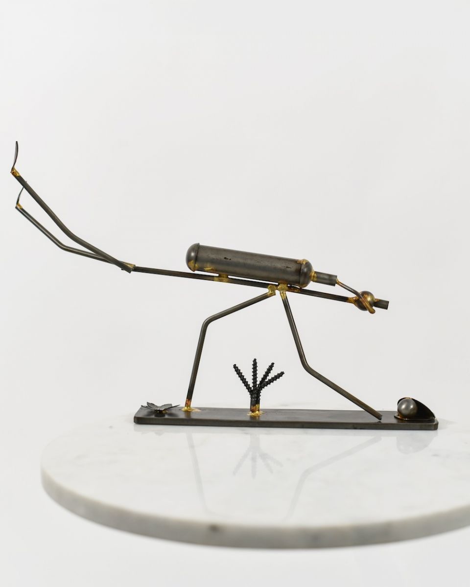 "The Diver" Recycled Metal Art Sculpture "The Diver" Recycled Metal Art Sculpture