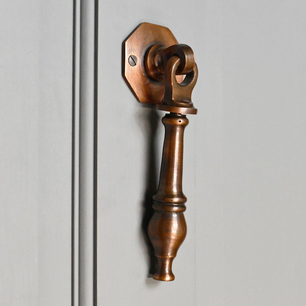 Rustic antique Copper traditional door knocker  Rustic antique Copper traditional door knocker