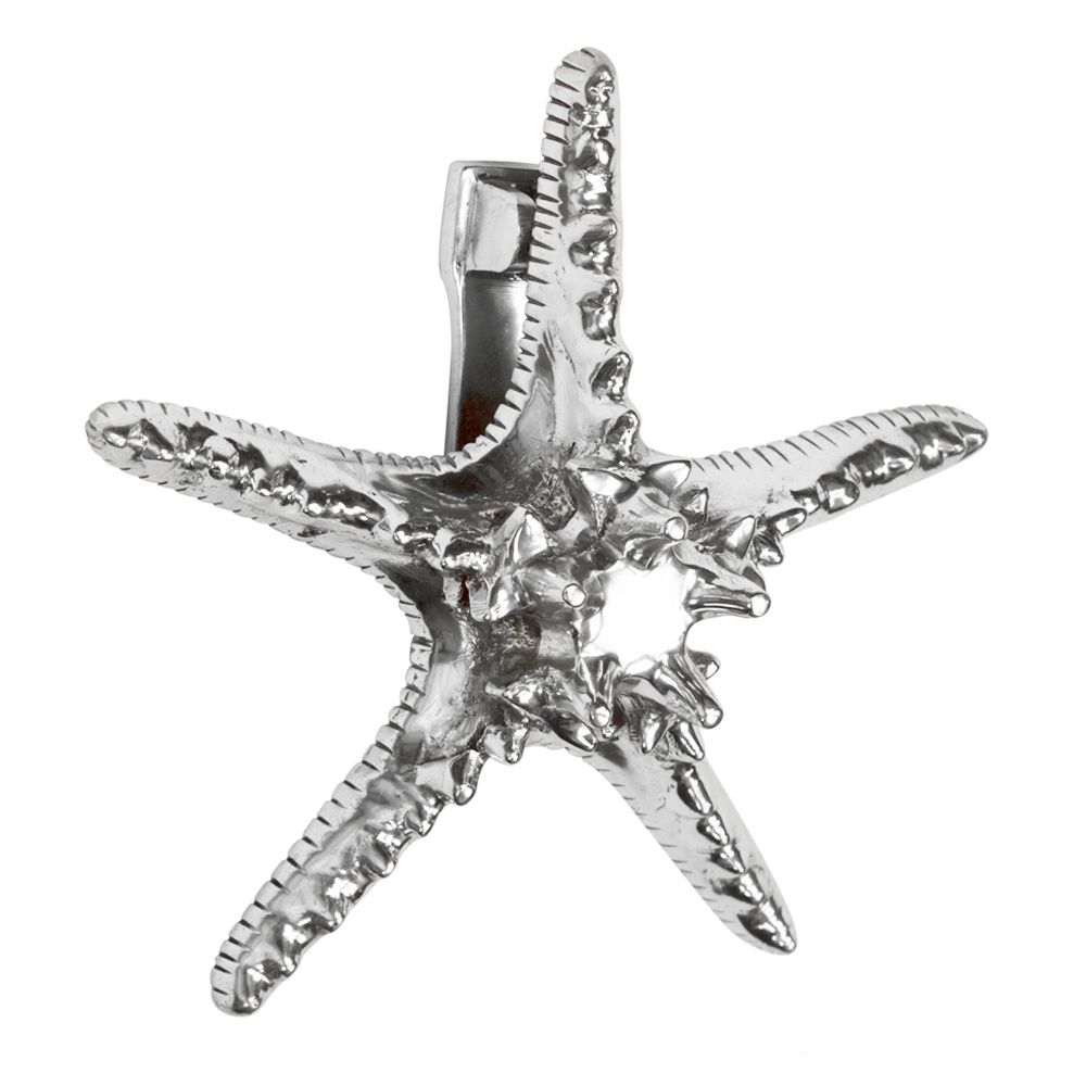 Bright Chrome Star Fish Door Knocker