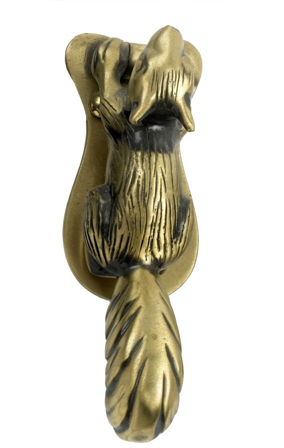 Antique Brass Squirrel door knocker Antique Brass Squirrel door knocker
