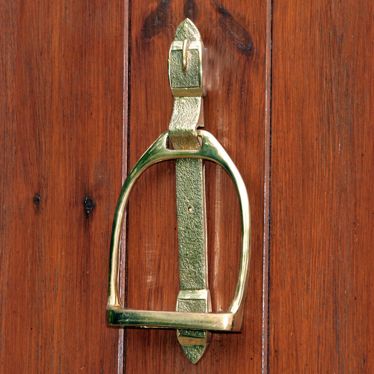 Polished Brass "Stirrup" Door Knocker 