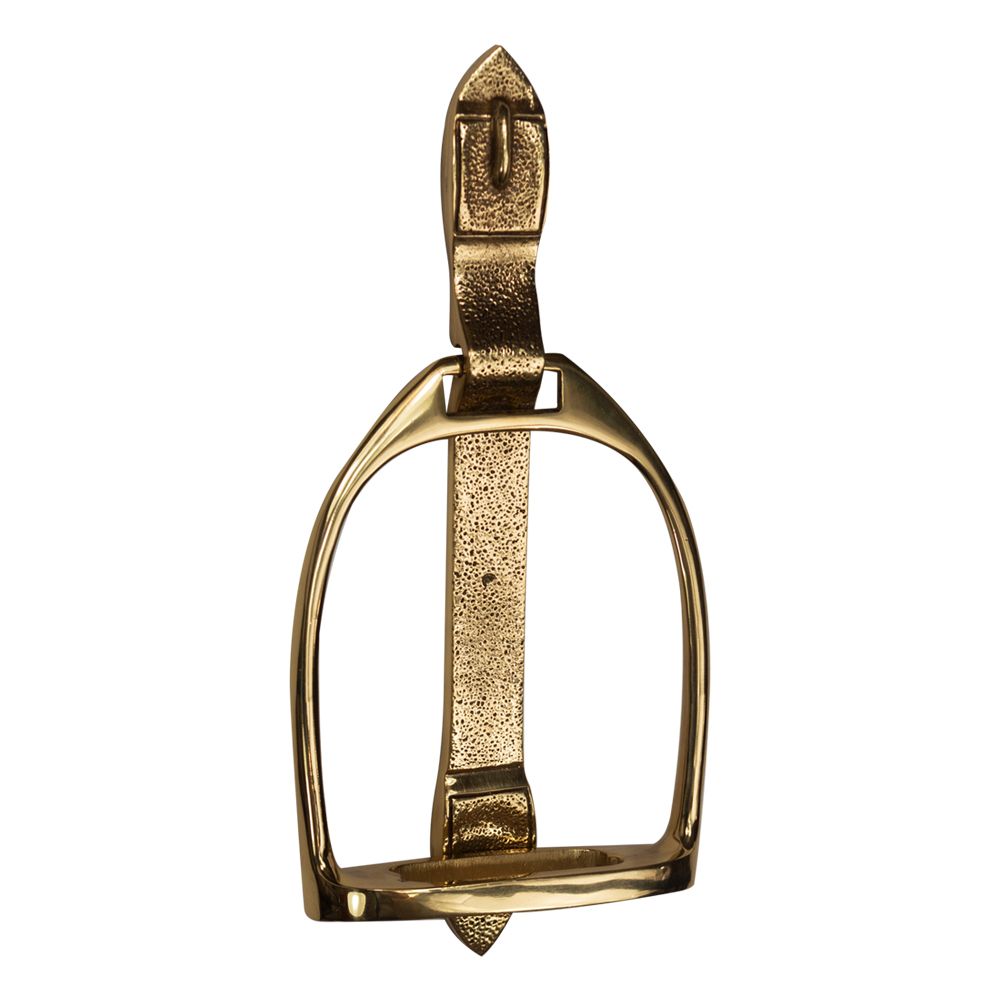 Polished Brass "Stirrup" Door Knocker 