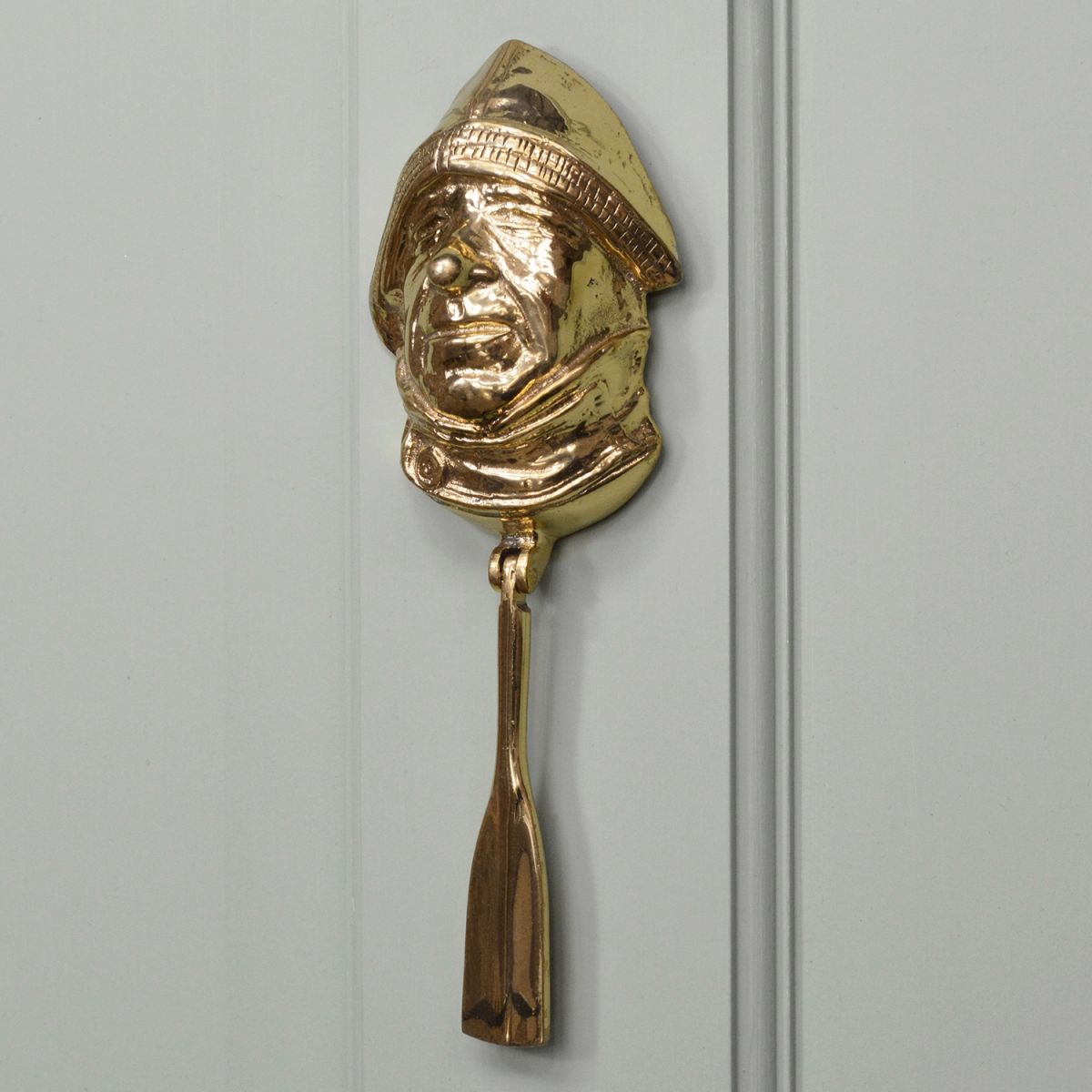 Polished Brass Sailor Door Knocker