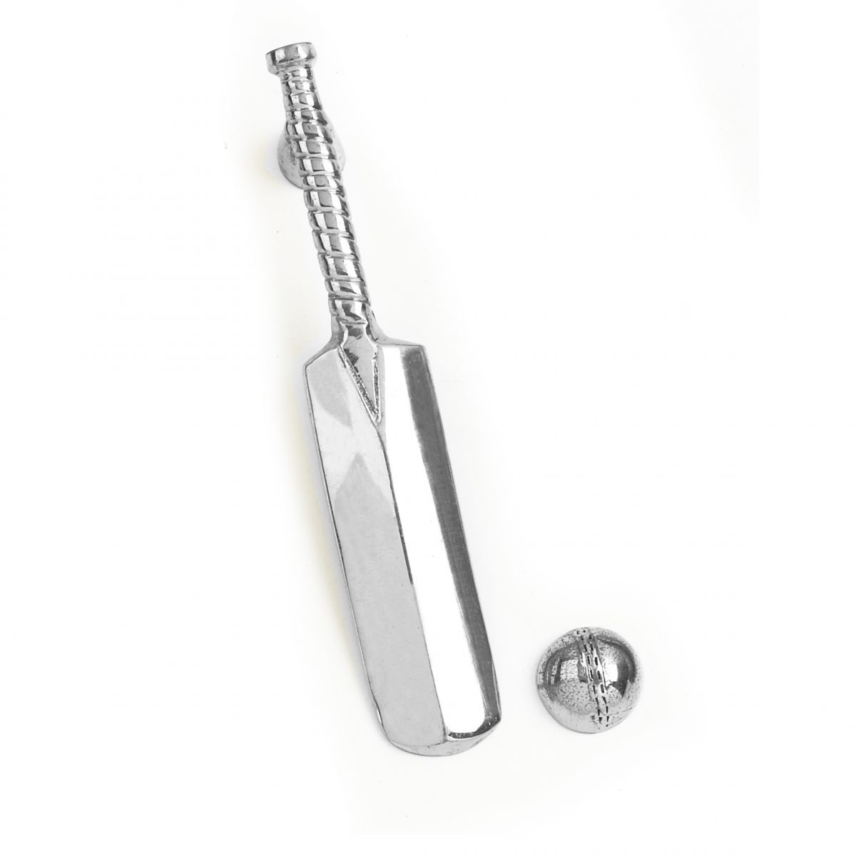 Bright Chrome Cricket Bat Door Knocker & Striker plate Bright Chrome Cricket Bat Door Knocker & Striker plate