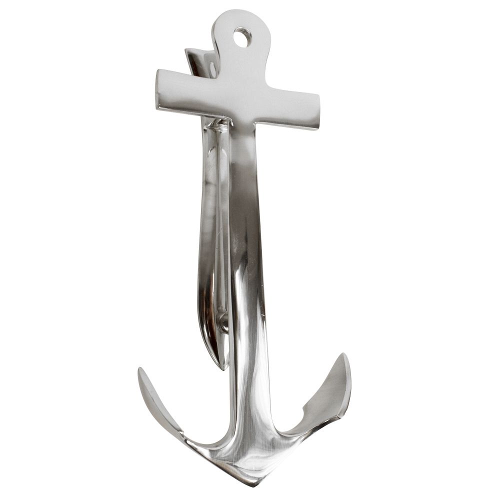 Bright Chrome Anchor Door knocker - Size 197mm Approx