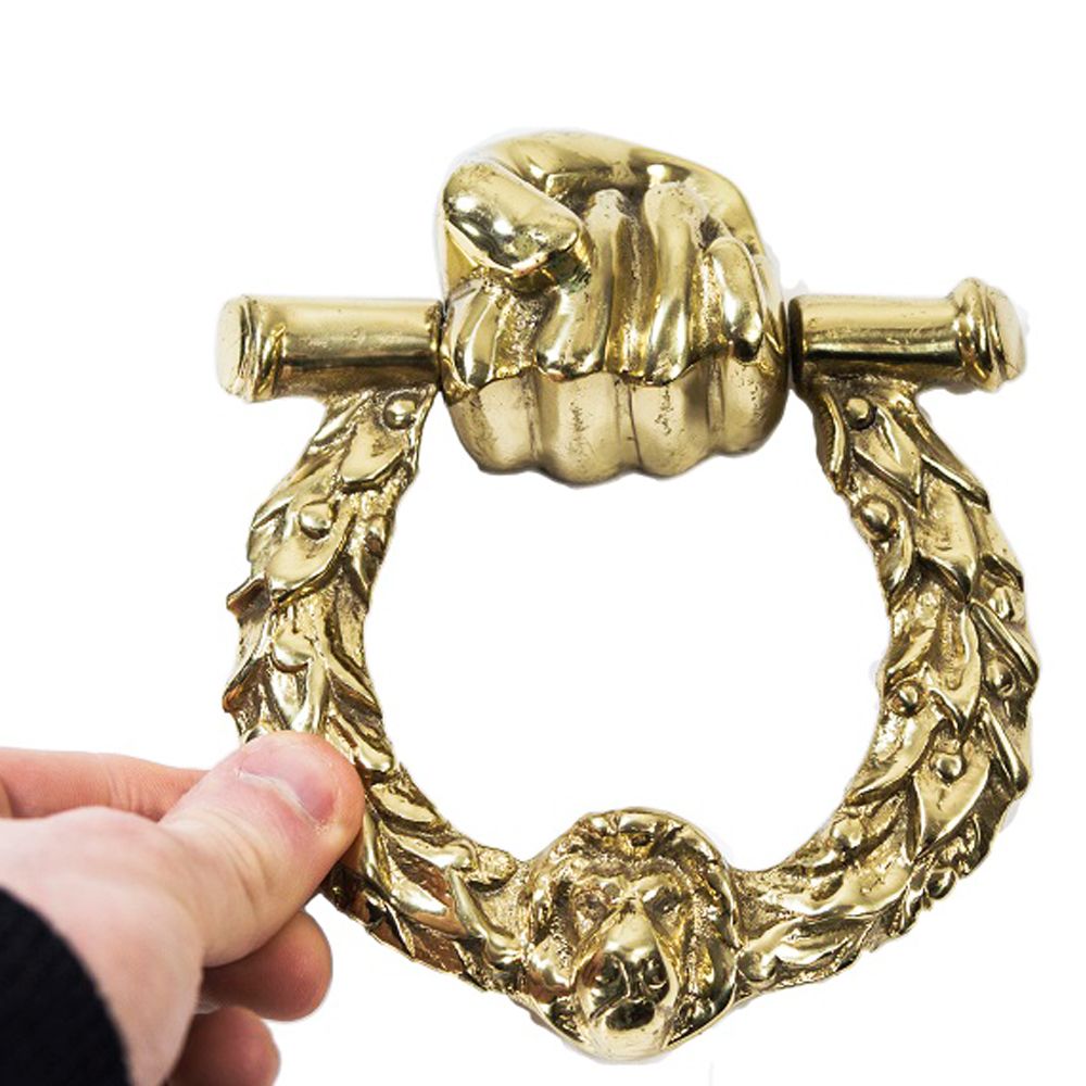 Fist And Laurel Door Knocker