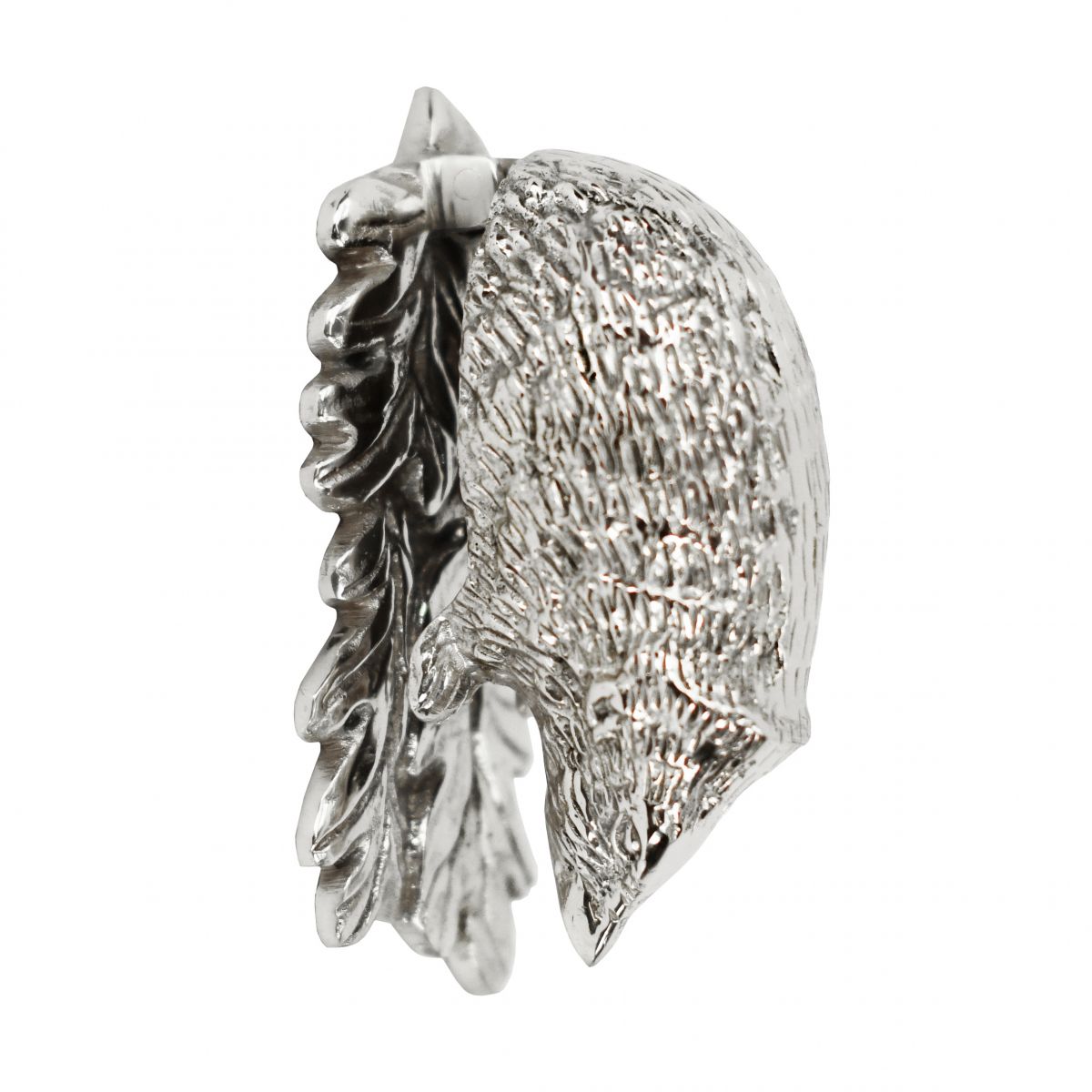 Bright Chrome Hedgehog Door Knocker