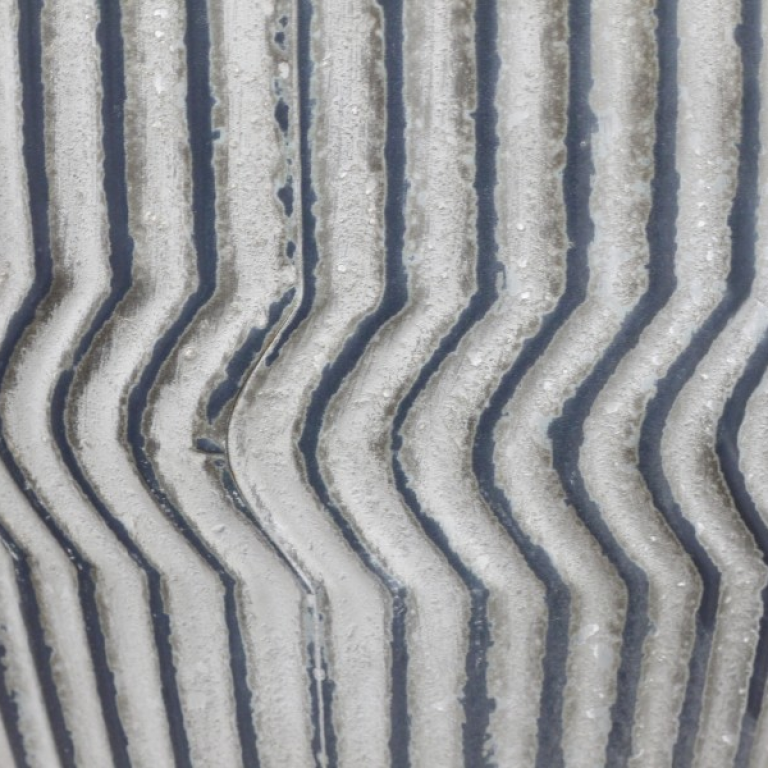 Close-up of the Patina Metal