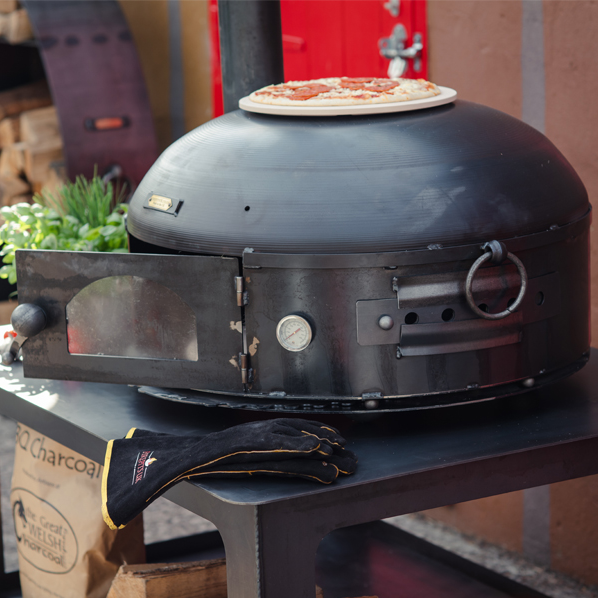 Dome Oven With Pizza On Top