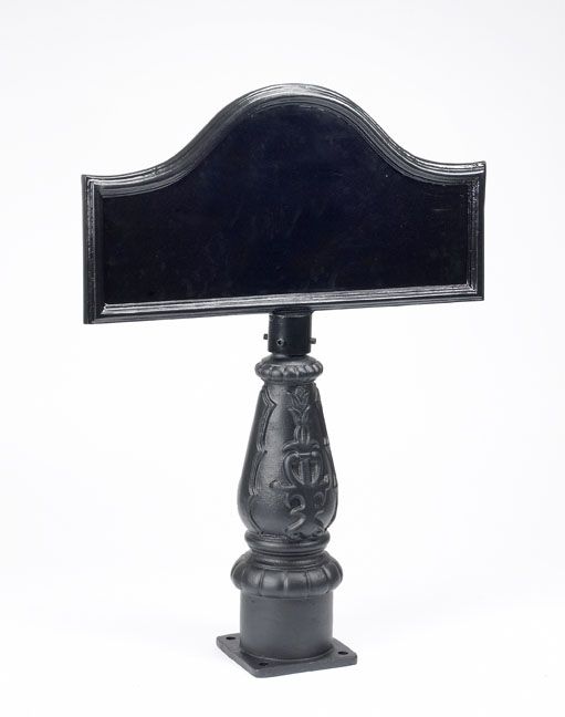 small sign post domed