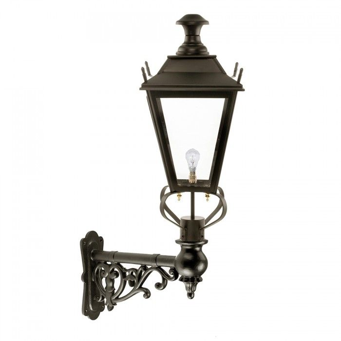 Black Dorchester Wall Light On a Capella Bracket