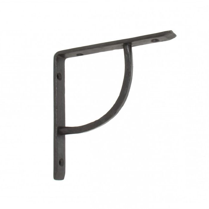 Arched Beeswax Iron Shelf Bracket 