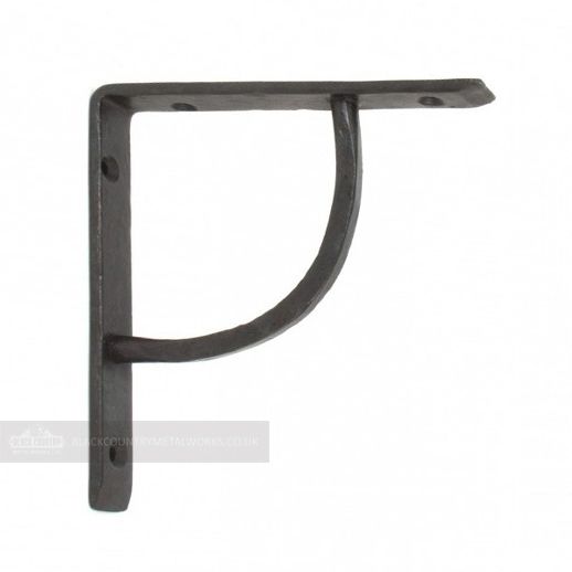 Arched Beeswax Iron Shelf Bracket 