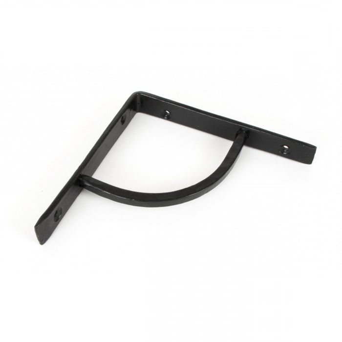 Arched Black Iron Shelf Bracket