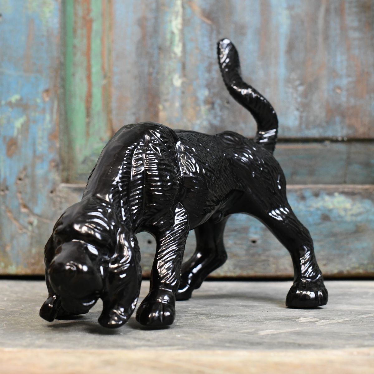 Beautiful heavy duty cast dog door stop Beautiful heavy duty cast dog door stop