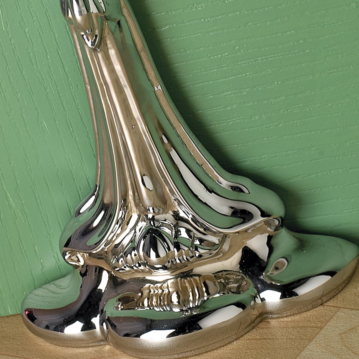 Bright Chrome "The Coalbrookdale" Door Porter Bright Chrome "The Coalbrookdale" Door Porter