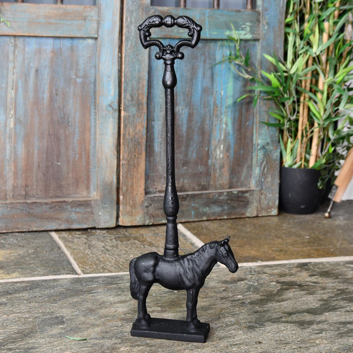 Door Porter Cast Iron Horse Door Porter Cast Iron Horse