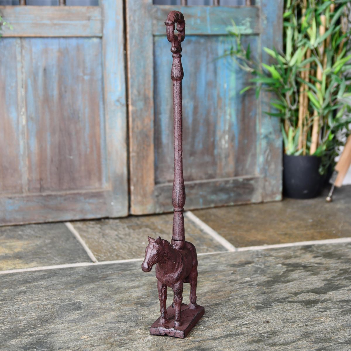 Rustic Horse Door Porter  Rustic Horse Door Porter