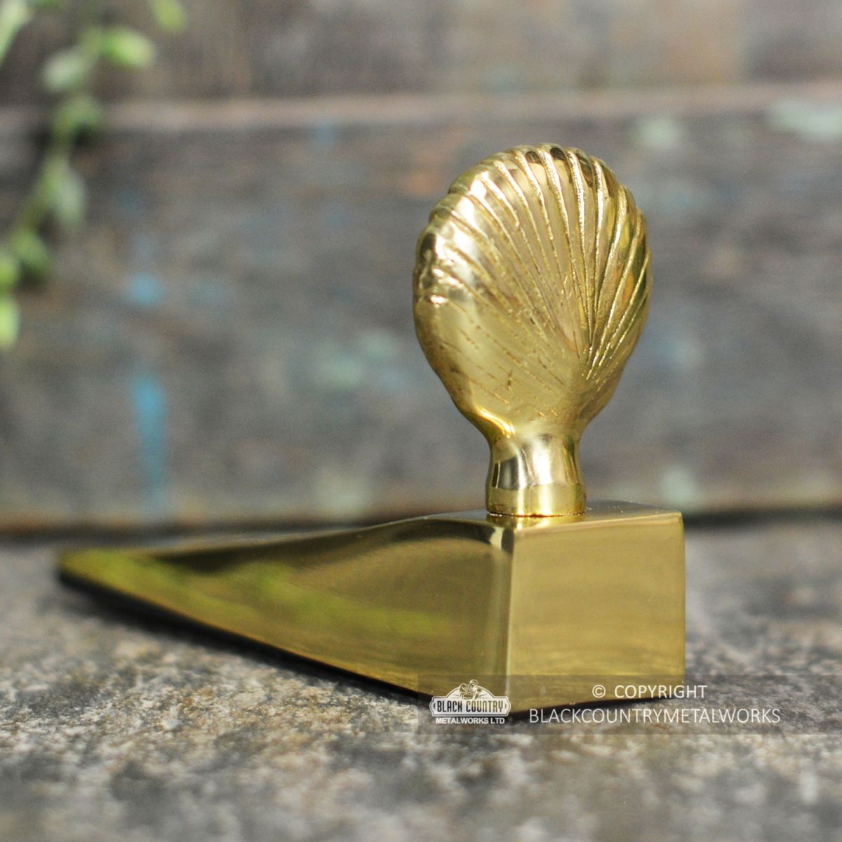 Back view of the Shell Design Door Wedge