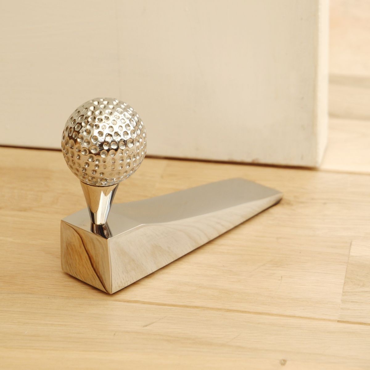 Bright Chrome Novelty gold door wedge Bright Chrome Novelty gold door wedge