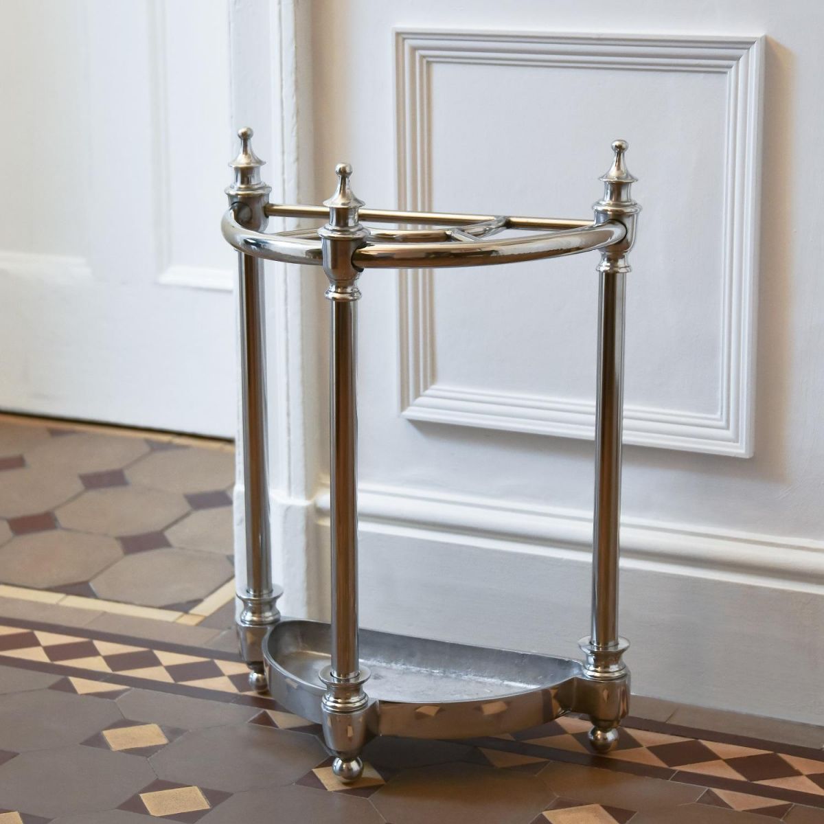 "Half-Moon" Umbrella Stand insitu  "Half-Moon" Umbrella Stand insitu