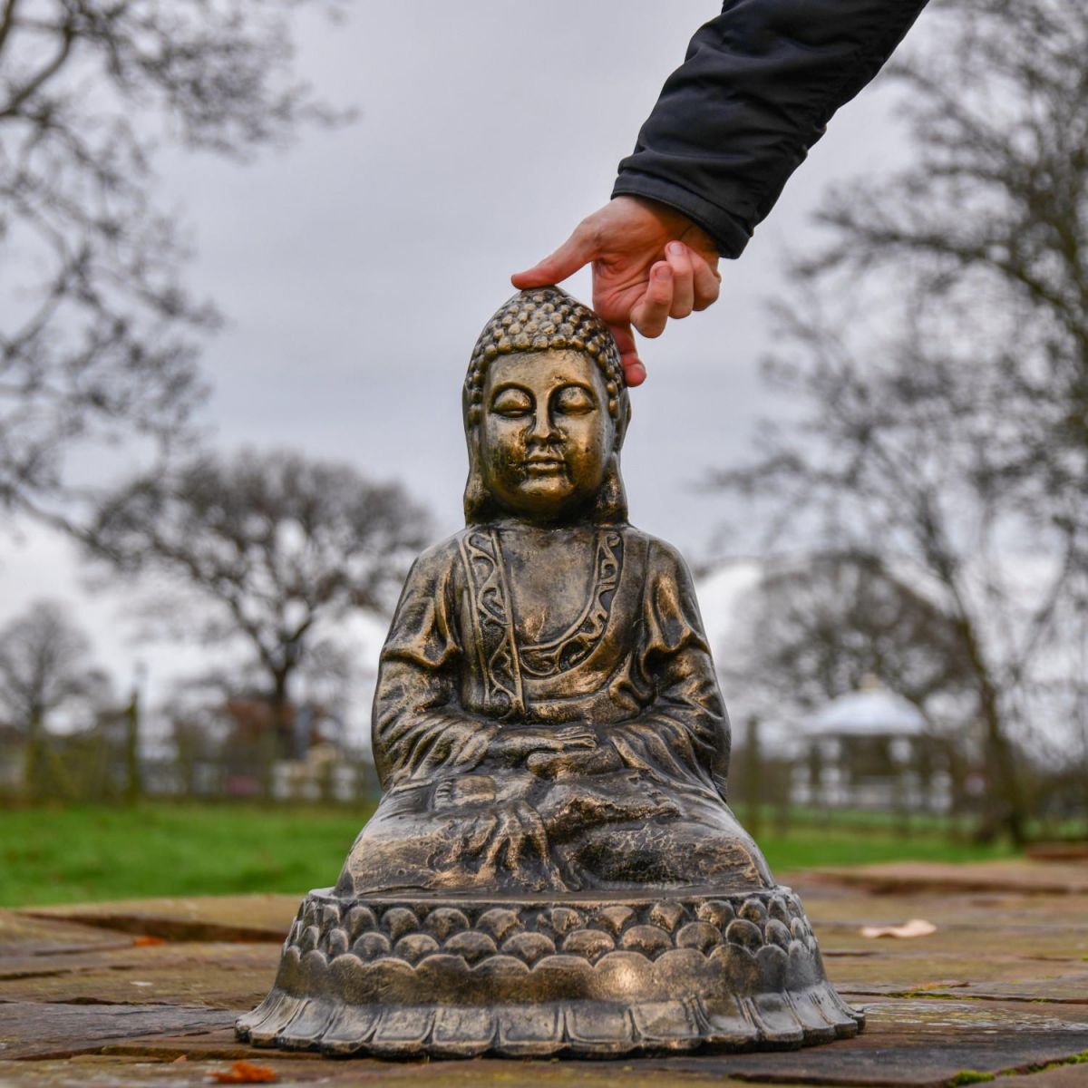 Traditional Hindu Buddha Garden Sculpture to Scale Traditional Hindu Buddha Garden Sculpture to Scale