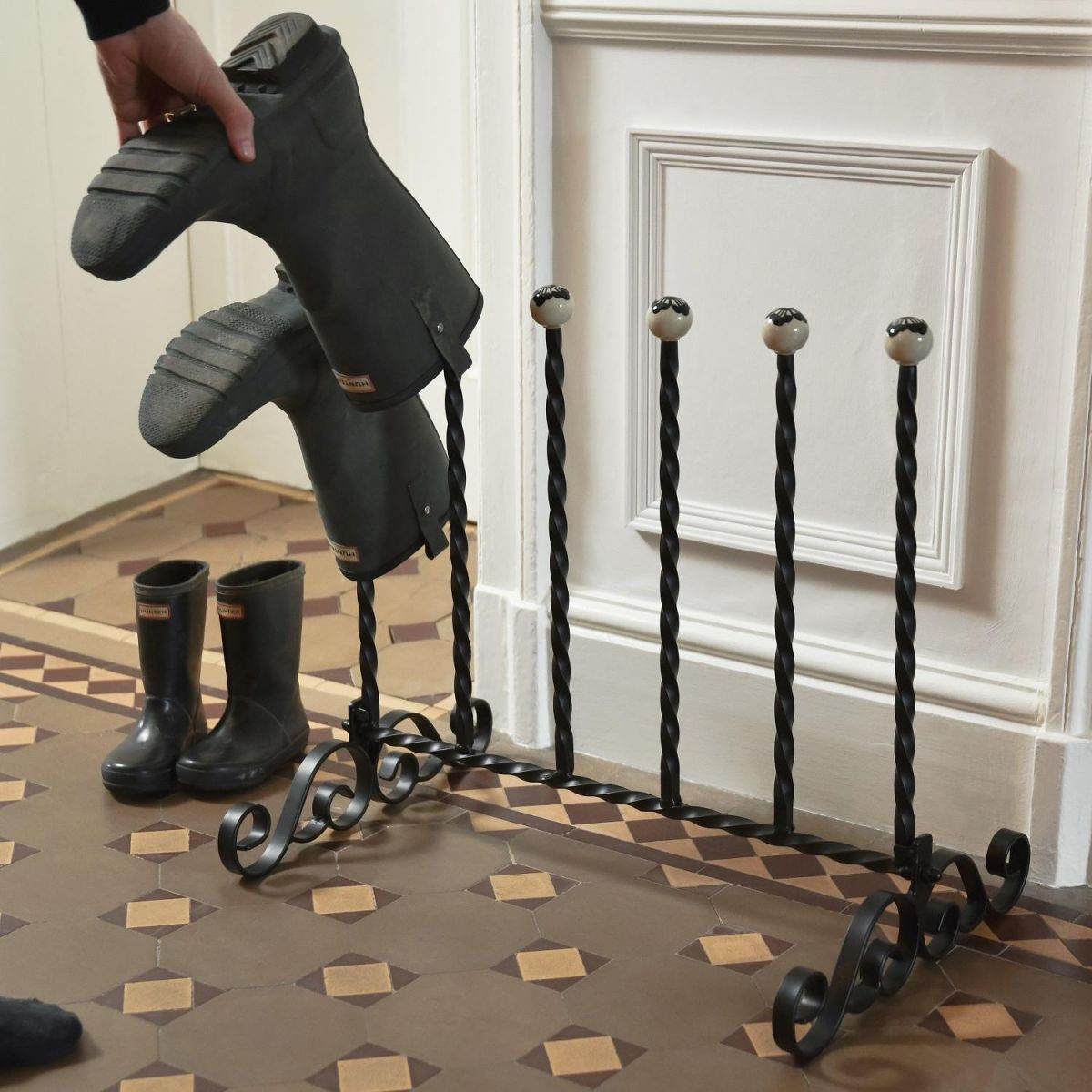 County Glenbrock Black Boot Rack County Glenbrock Black Boot Rack