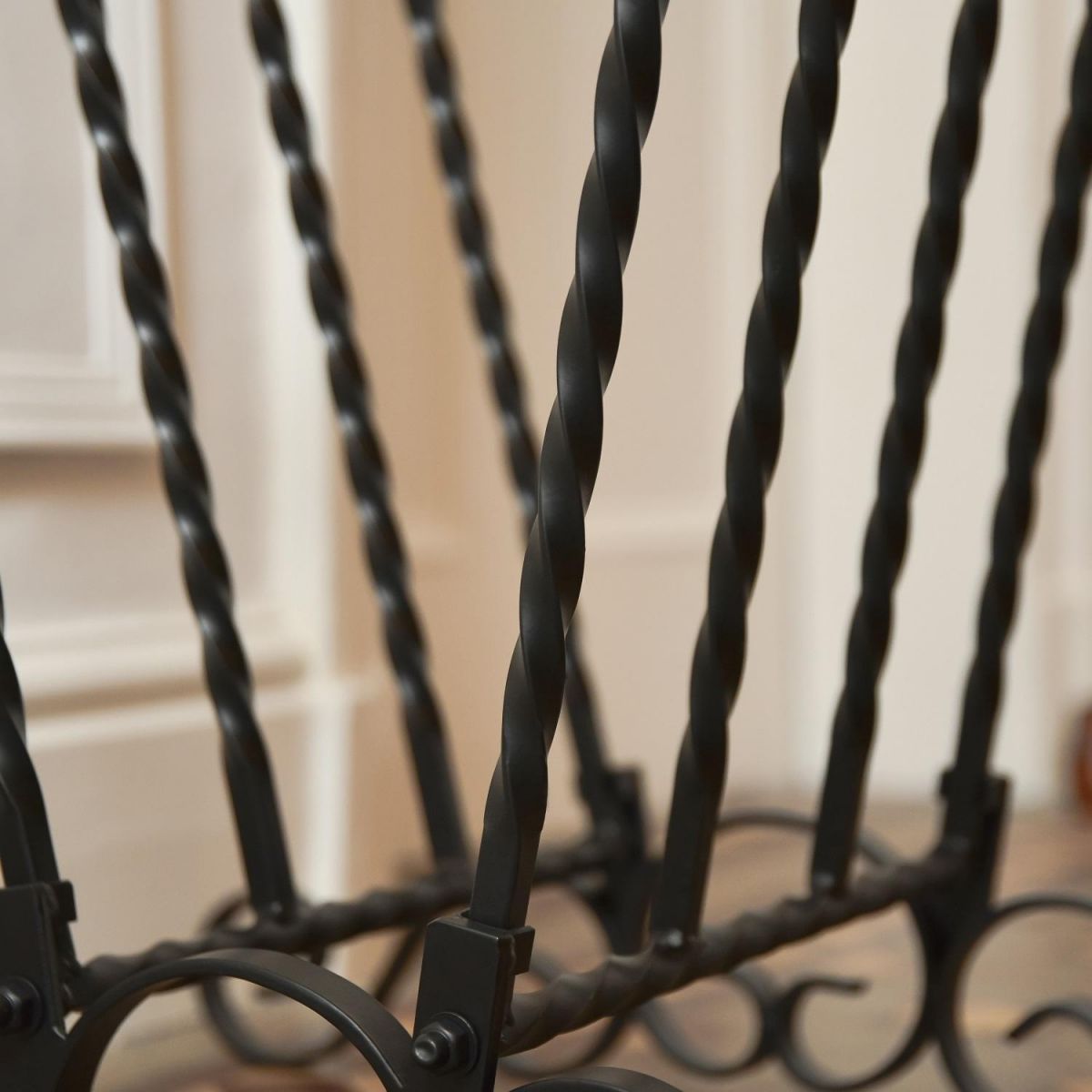 "Farnthorpe" Black 4 Pair Ornate Boot Rack "Farnthorpe" Black 4 Pair Ornate Boot Rack