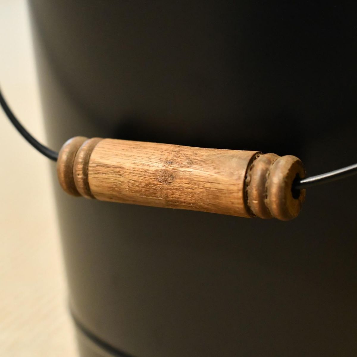 Close up of hardwood handle  Close up of hardwood handle