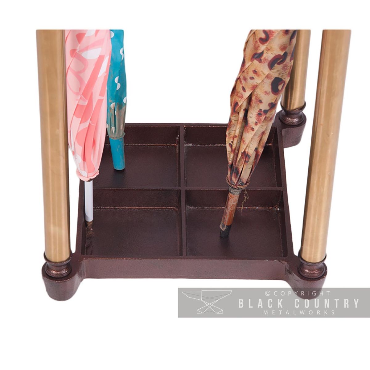 Close-up of the Cast Iron Base 