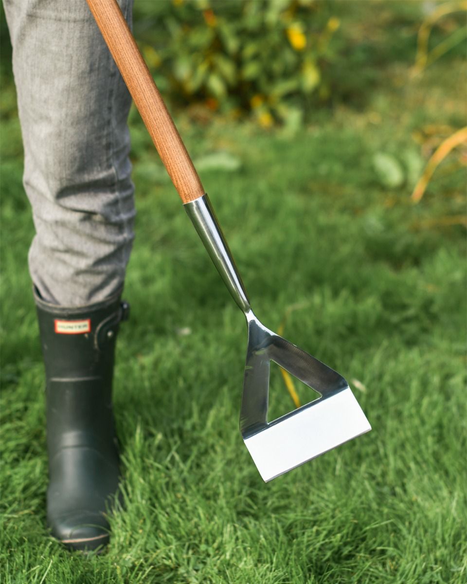 Ash Wood Handle on Garden Hoe 