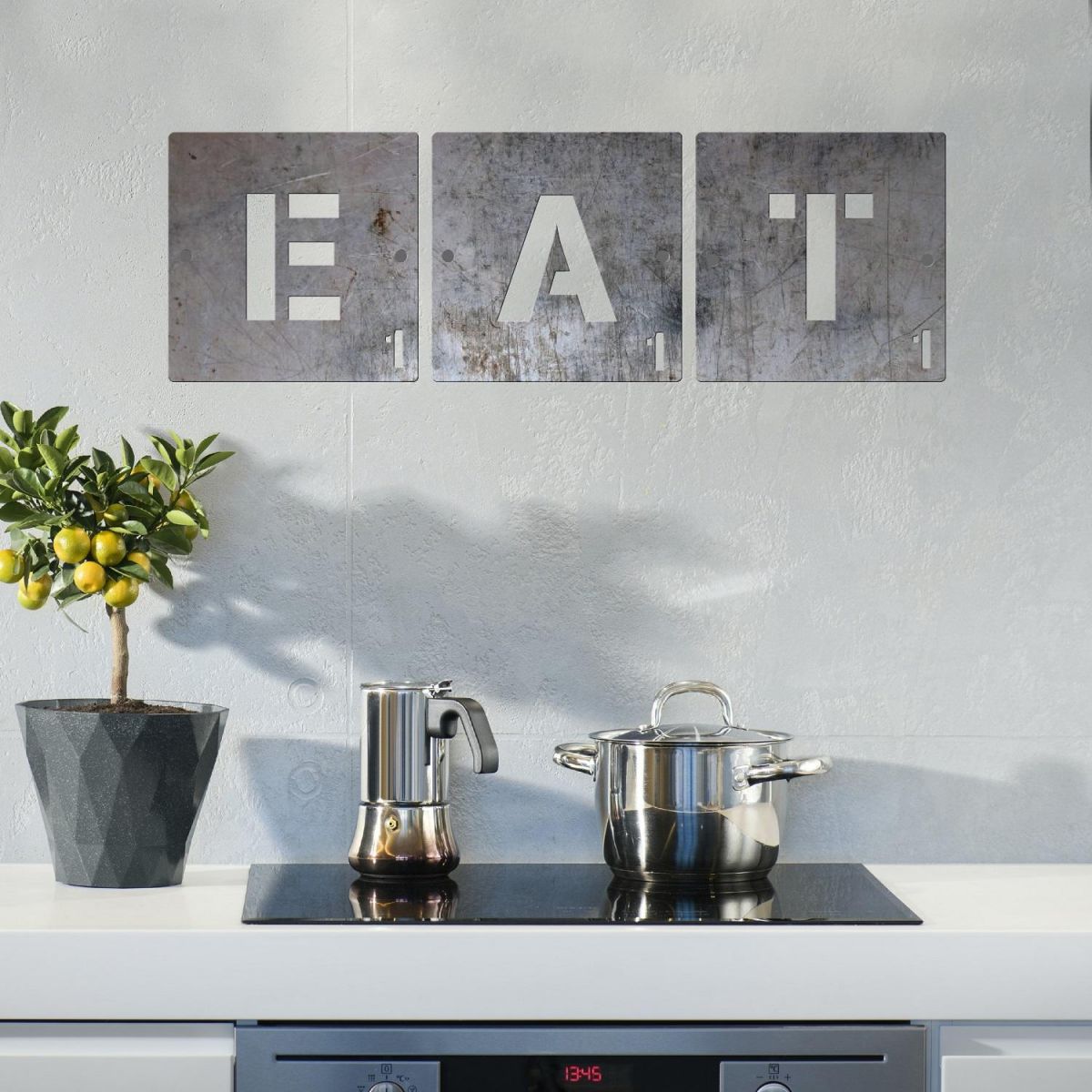 "EAT" Scrabble Square 