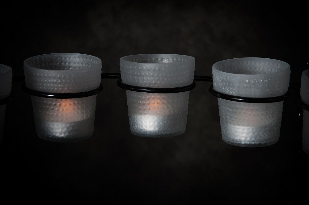 “Effies Jupiter” hanging tea light chandelier