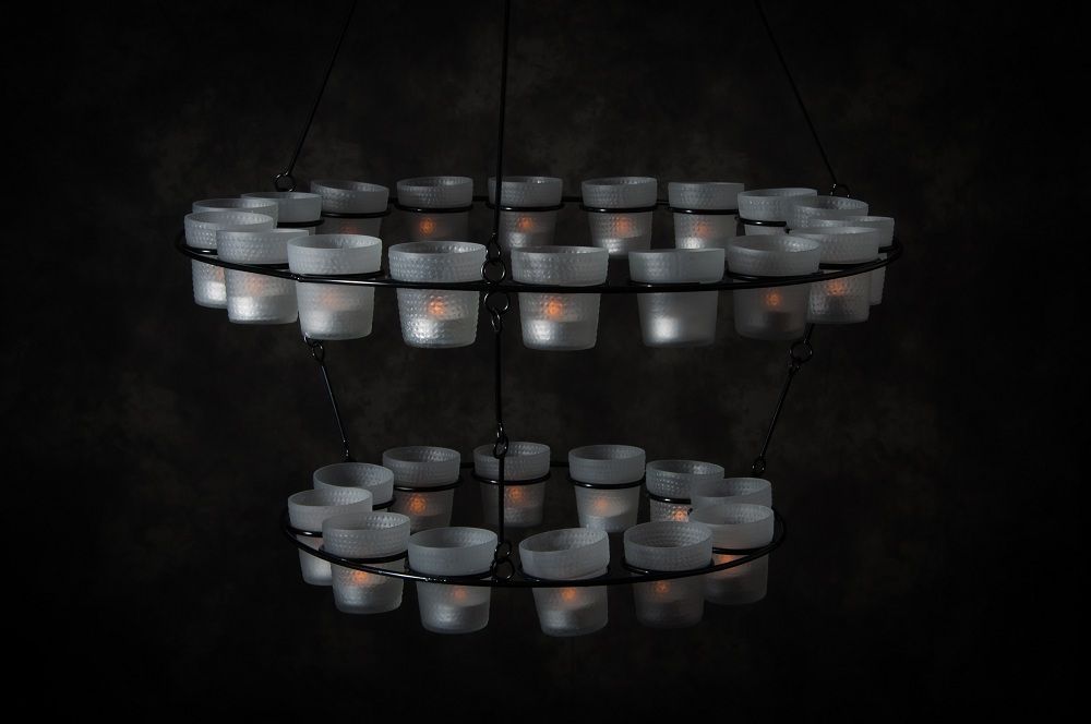 “Effies Jupiter” hanging tea light chandelier