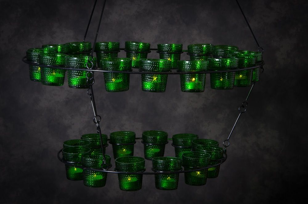 “Effies Jupiter” hanging tea light chandelier