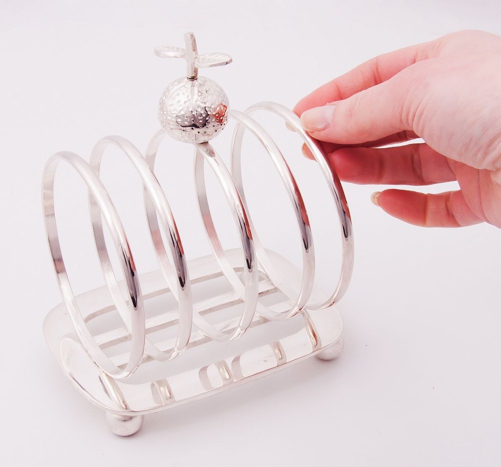 “Belaunay Breakfast” Silver Plated Toast Rack