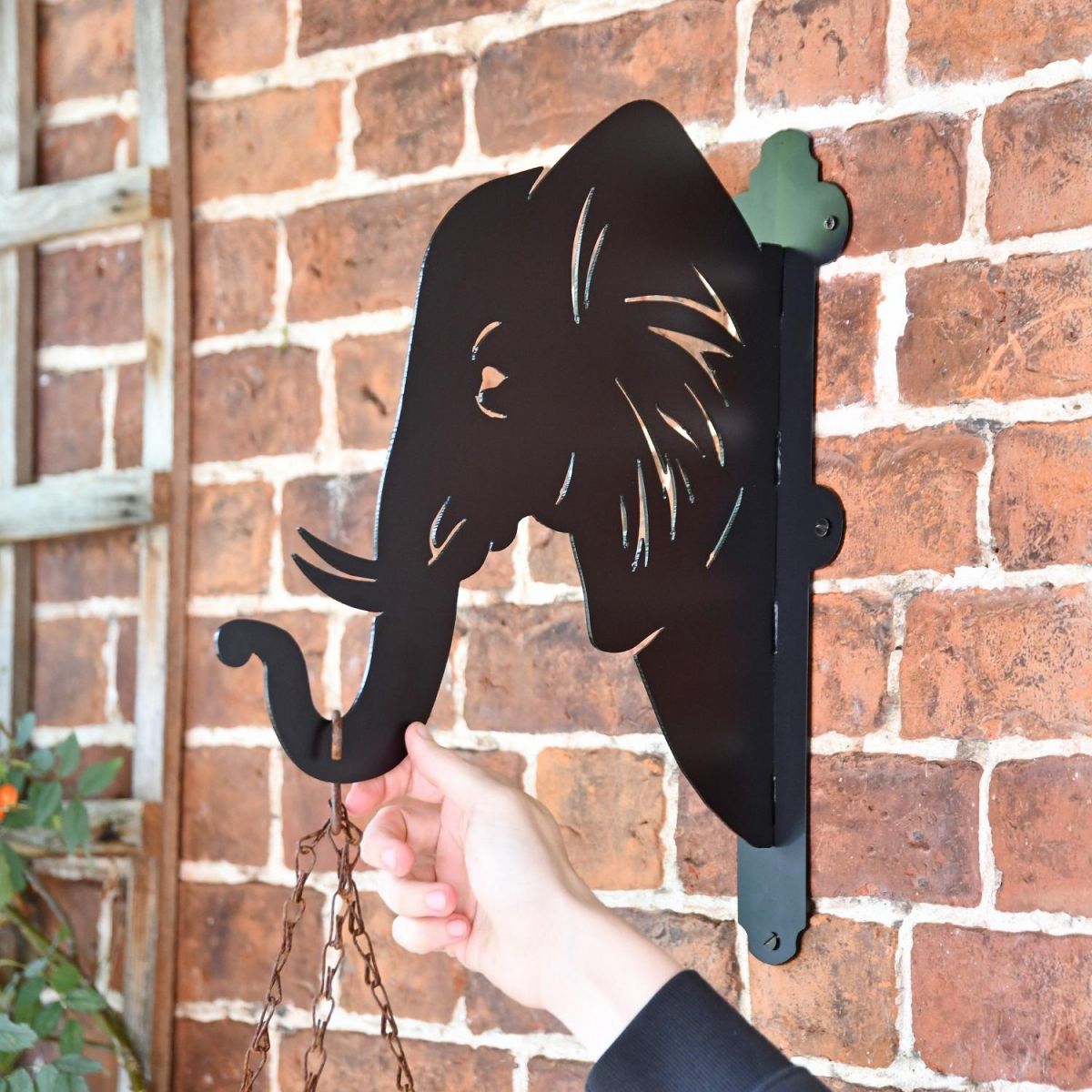 Elephant Trunk Hanging Basket Bracket 