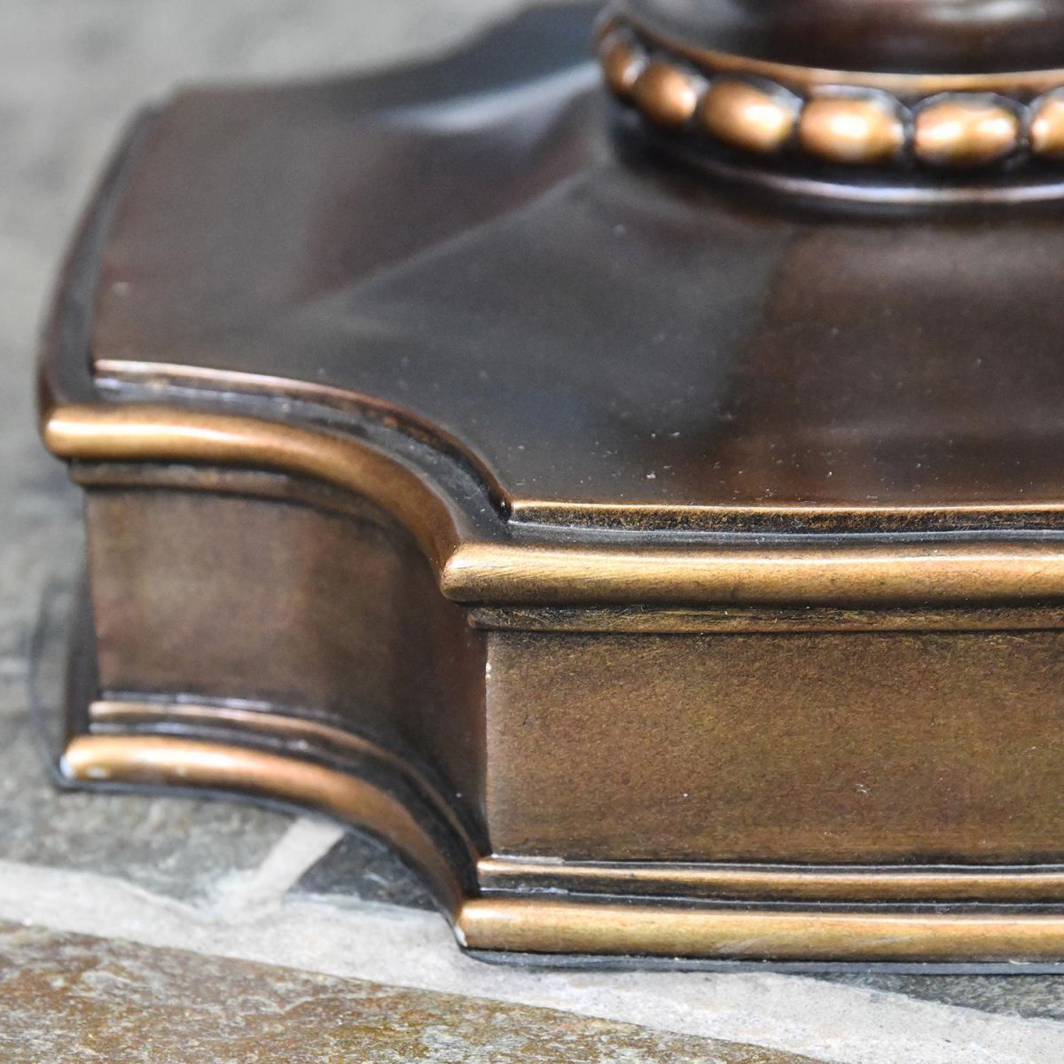 Close-up of the Base of the Floor Lamp