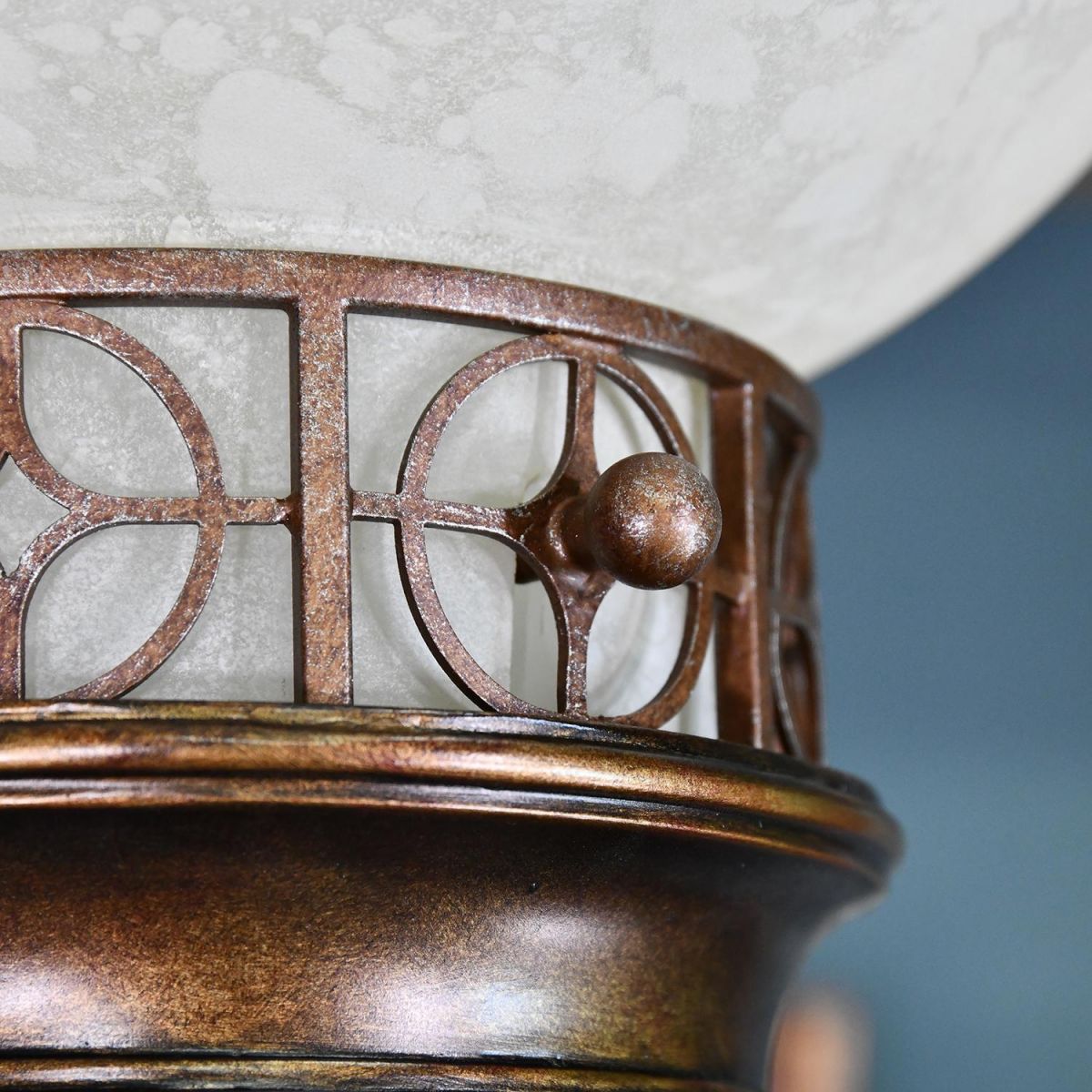 Close-up of the Design on the Floor Lamp