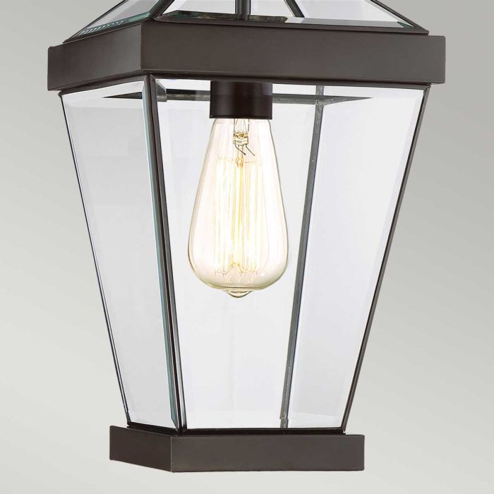 Embleton Contemporary Hanging Chain Lantern Light Close Up Embleton Contemporary Hanging Chain Lantern Light Close Up