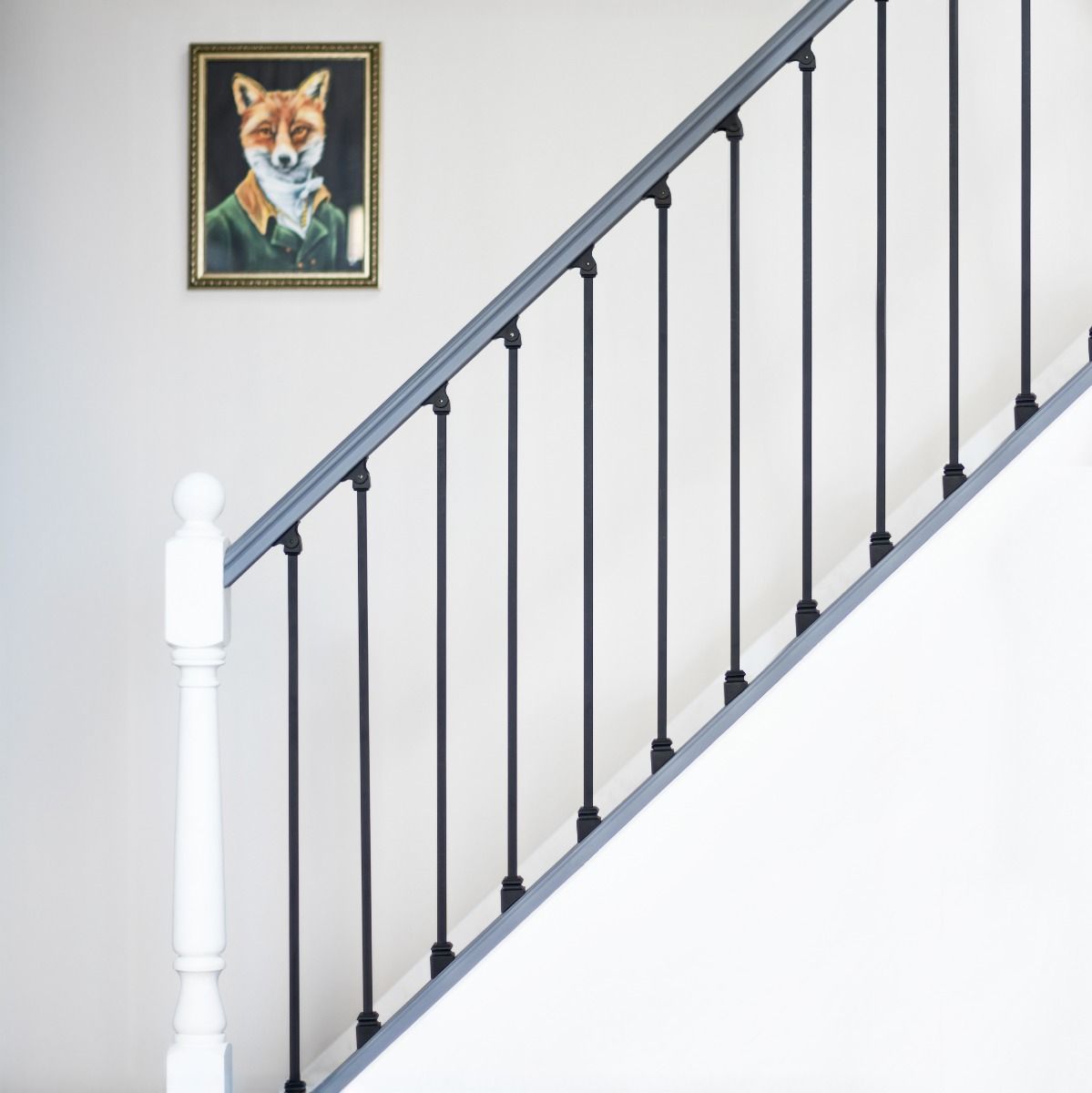 Plain Stair Spindles In Situ 