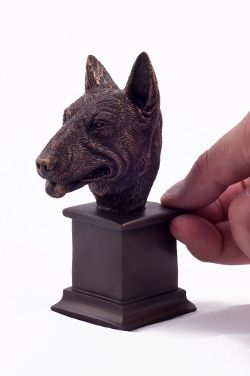 English Bull Terrier Dog Bust