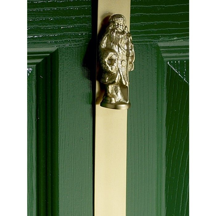 Father Christmas On The Wreath Holder Father Christmas On The Wreath Holder