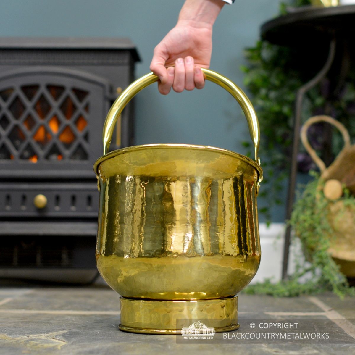 "Blenheim" Coal Bucket to Scale
