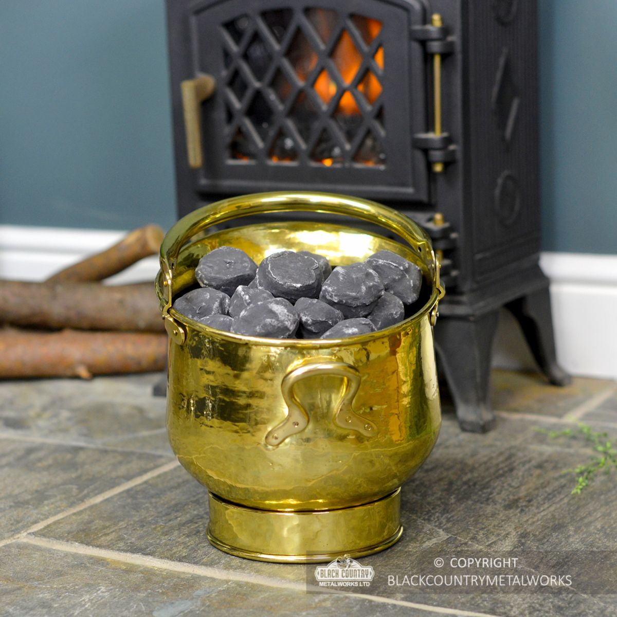 View of the Back of the "Blenheim" Coal Bucket